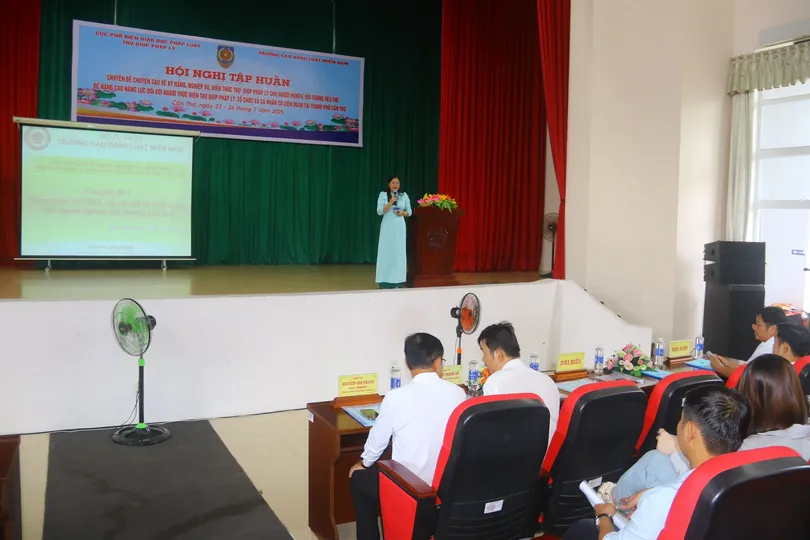 Tập huấn nâng cao kỹ năng trợ giúp pháp lý Tập huấn nâng cao kỹ năng trợ giúp pháp lý