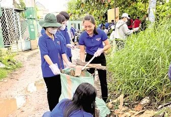 Tuổi trẻ An Bình tình nguyện vì cuộc sống cộng đồng