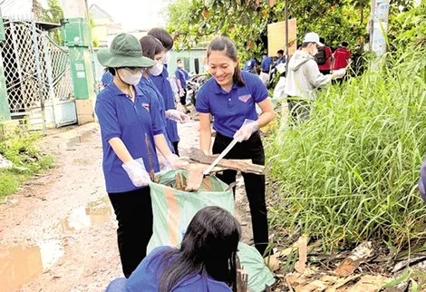 Tuổi trẻ An Bình tình nguyện vì cuộc sống cộng đồng