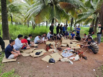 Triệt phá điểm đá gà quy mô lớn tại xã Long Phú