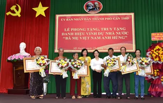 Phong tặng, truy tặng danh hiệu Bà Mẹ Việt Nam Anh hùng