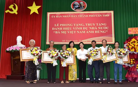 Phong tặng, truy tặng danh hiệu Bà Mẹ Việt Nam Anh hùng