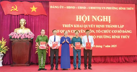 Huy động mọi nguồn lực xây dựng, phát triển phường Bình Thủy trở thành đô thị văn minh, hiện đại