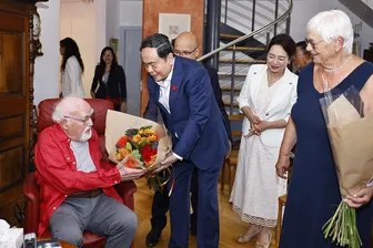 Chủ tịch Quốc hội Trần Thanh Mẫn thăm người bạn Thụy Sĩ có nhiều đóng góp cho thành phố Cần Thơ