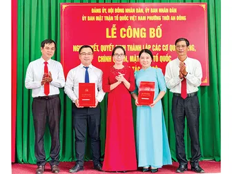 Phát huy tốt nội lực, thu hút và sử dụng hiệu quả các nguồn lực đầu tư xây dựng phường Thới An Đông phát triển toàn diện
