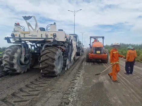 Dự án Lộ Tẻ - Rạch Sỏi tiến độ thi công đạt hơn 72% giá trị hợp đồng
