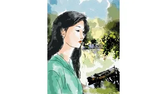 Nước chảy sông chiều