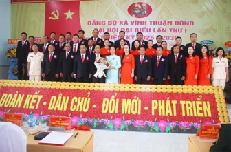 Đảng bộ xã Vĩnh Thuận Đông đề ra 16 chỉ tiêu trong nhiệm kỳ mới