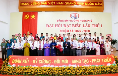 Phường Hưng Phú phấn đấu trở thành đô thị văn minh, hiện đại