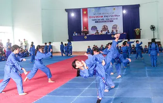 Phong trào Vovinam nhìn từ kỳ thi thăng cấp ở phường Long Tuyền