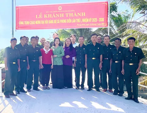 Cựu chiến binh chung tay xây dựng quê hương