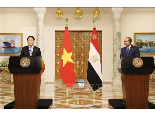 Chuyến thăm của Chủ tịch nước Lương Cường đánh dấu bước tiến thực chất trong quan hệ hai nước Chuyến thăm của Chủ tịch nước Lương Cường đánh dấu bước tiến thực chất trong quan hệ hai nước