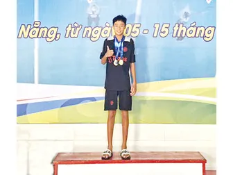 VĐV Cần Thơ phá kỷ lục bơi quốc gia lứa tuổi 11