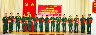 Công bố quyết định của Ban Thường vụ Đảng ủy Quân sự thành phố về công tác cán bộ