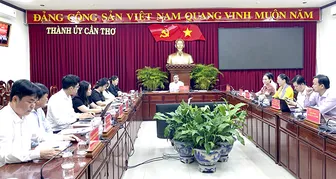 Họp Tổ giúp việc Tiểu ban Tổ chức phục vụ Đại hội đại biểu Đảng bộ TP Cần Thơ lần thứ XV, nhiệm kỳ 2025-2030
