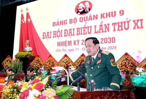 Đại hội đại biểu Đảng bộ Quân khu 9 lần thứ XI, nhiệm kỳ 2025-2030