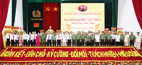 Xây dựng lực lượng Công an TP Cần Thơ trong sạch, vững mạnh, thực hiện thắng lợi các mục tiêu, nhiệm vụ