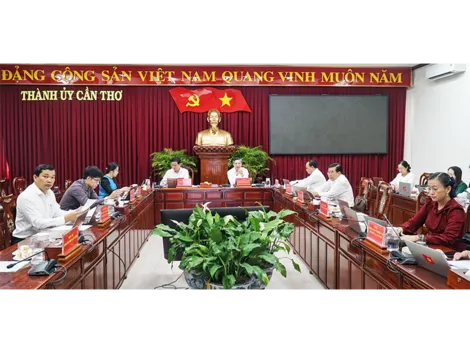 Chuẩn bị chu đáo mọi mặt để tổ chức thành công Đại hội đại biểu Đảng bộ TP Cần Thơ nhiệm kỳ 2025-2030