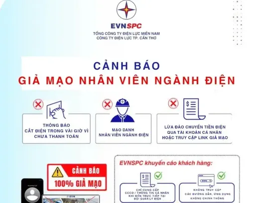Cảnh báo giả mạo nhân viên ngành điện