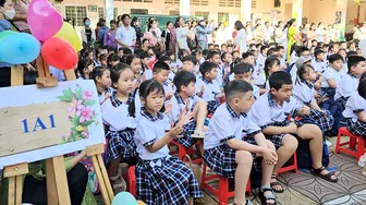 Các trường học ở TP Cần Thơ đồng loạt khai giảng năm học mới vào ngày 5-9-2025