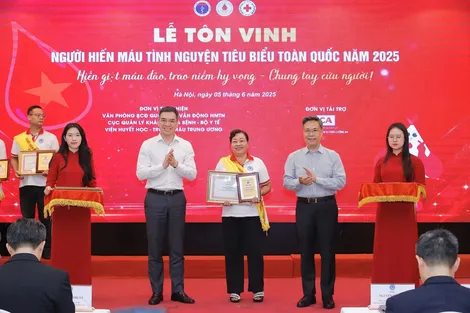 Hành trình 20 năm hiến máu của cô Lê Thị Mỹ Thu