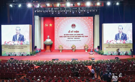 Long trọng tổ chức Lễ kỷ niệm 80 năm thành lập Chính phủ nước Cộng hòa xã hội chủ nghĩa Việt Nam