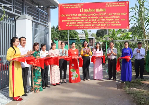 Khánh thành công trình đường giao thông