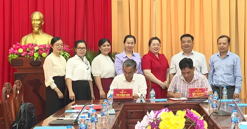 Ký kết biên bản ghi nhớ hợp tác tuyên truyền giữa Báo và Phát thanh, Truyền hình Cần Thơ với xã Châu Thành