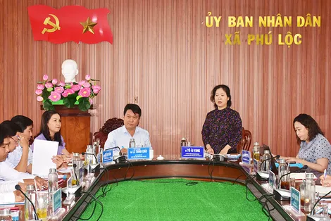 Đoàn Đại biểu Quốc hội thành phố khảo sát tình hình hoạt động của xã Phú Lộc