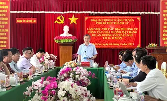Quyết liệt giải phóng mặt bằng dự án đường ống dẫn khí Lô B - Ô Môn