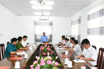 Phó Bí thư Thường trực Thành ủy làm việc với xã Vĩnh Hải