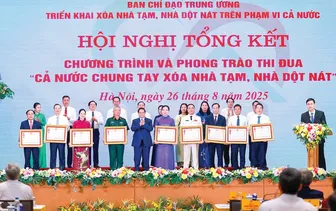 Hoàn thành xóa nhà tạm, nhà dột nát là công trình quốc gia đặc biệt của ý Đảng, lòng Dân