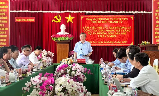 Quyết liệt giải phóng mặt bằng dự án đường ống dẫn khí Lô B - Ô Môn