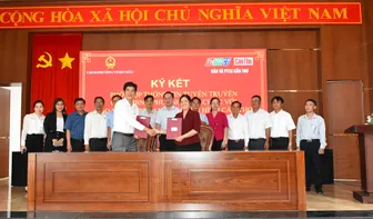 Báo và Phát thanh, Truyền hình Cần Thơ ký kết biên bản ghi nhớ phối hợp thông tin tuyên truyền với xã Lai Hòa và phường Vĩnh Châu