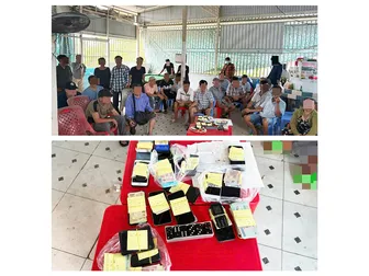 Bắt quả tang hàng chục đối tượng đá gà qua mạng