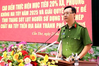 Ra quân cao điểm thực hiện mục tiêu 20% xã, phường không ma túy năm 2025