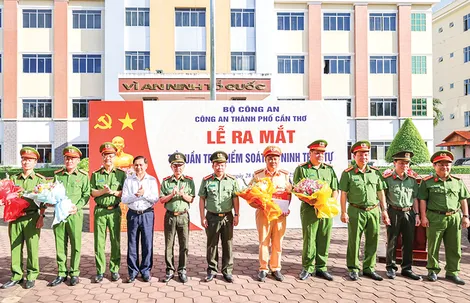Công an TP Cần Thơ ra mắt Tổ tuần tra, kiểm soát an ninh trật tự