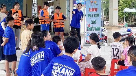 Tổ chức 20 lớp dạy bơi miễn phí cho thiếu nhi trong dịp hè