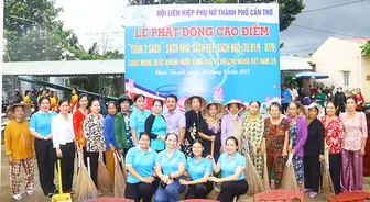 Hội LHPN thành phố phát động cao điểm “Tuần 3 sạch”