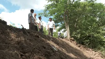Sớm khắc phục sạt lở đường 936B qua xã Liêu Tú