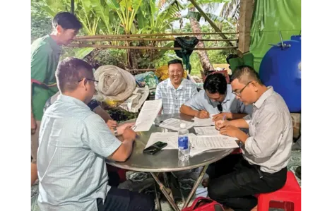 Dồn sức giải phóng mặt bằng, đẩy nhanh tiến độ thi công đường ống dẫn khí Lô B - Ô Môn