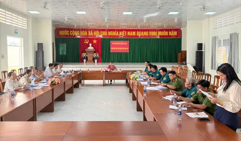 Hội đồng Nghĩa vụ Quân sự các xã, phường hoàn thành xét duyệt nghĩa vụ Quân sự lần 1