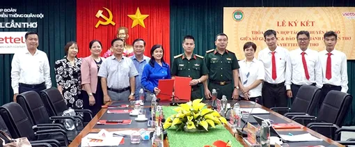 Sở Giáo dục và Đào tạo​ TP Cần Thơ và Viettel Cần Thơ ký kết hợp tác về chuyển đổi số