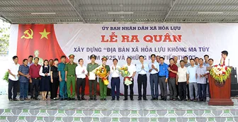 Hỏa Lựu ra quân xây dựng địa bàn xã không ma túy