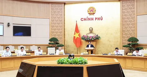 Thủ tướng Phạm Minh Chính chủ trì Phiên họp Chính phủ xây dựng pháp luật tháng 9-2025