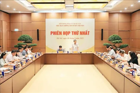Phiên họp thứ nhất Tiểu ban Thông tin tuyên truyền, Hội đồng Bầu cử quốc gia