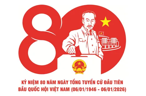 Phê duyệt mẫu biểu trưng sử dụng trong các hoạt động tuyên truyền Kỷ niệm 80 năm Ngày Tổng tuyển cử đầu tiên bầu Quốc hội Việt Nam
