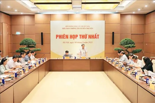 Phiên họp thứ nhất Tiểu ban Thông tin tuyên truyền, Hội đồng Bầu cử quốc gia