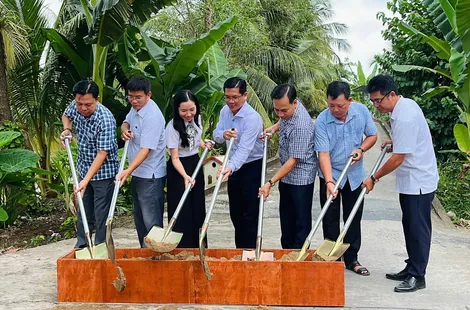 Huy động sức dân thực hiện nhiều công trình, phần việc