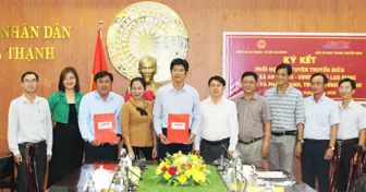 Báo và Phát thanh, Truyền hình Cần Thơ ký kết biên bản ghi nhớ và hợp đồng tuyên truyền với 4 xã